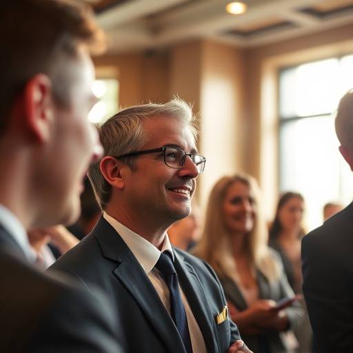 Exemplo de fotografia de alta qualidade de um evento corporativo